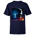 thumbnail image 1 of Star Wars Obi-Wan Kenobi vs Darth Vader - Short Sleeve T-Shirt for Kids - Customized-Navy, 1 of 5