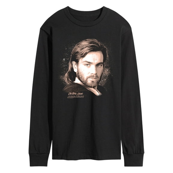 Star Wars - Obi-Wan Portrait - Men's Long Sleeve Graphic T-Shirt