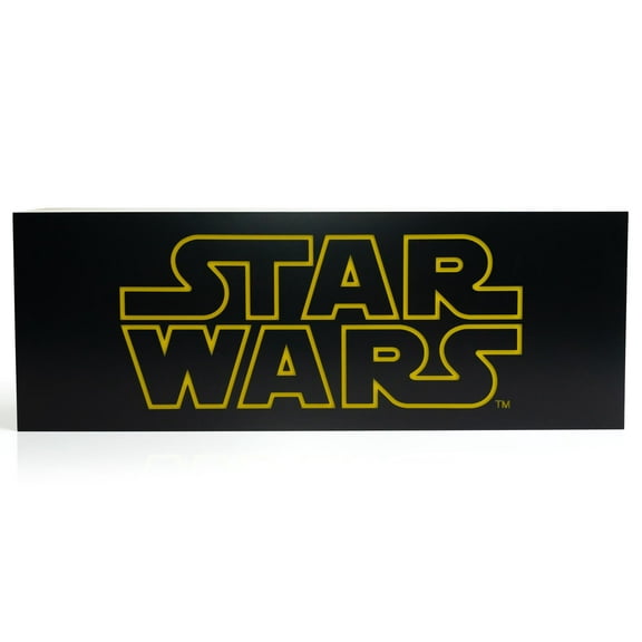 Star Wars Official Logo 17-Inch Light Box | Electric/USB Mood Light