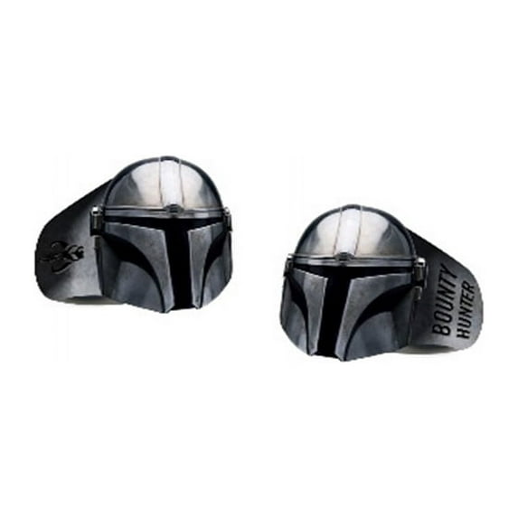 Star Wars Official: The Mandalorian Helmet Ring, Bounty Hunter - Stainless Steel Ring, Size - 9"