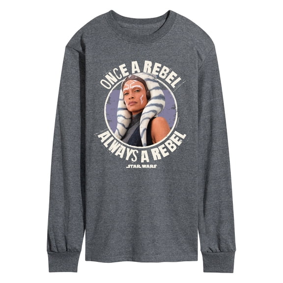 Star Wars - Once A Rebel Ahsoka - Men's Long Sleeve Graphic T-Shirt