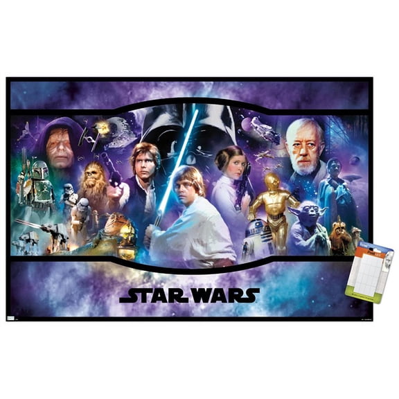 Star Wars: Original Trilogy - Banner Wall Poster, 22.375" x 34"