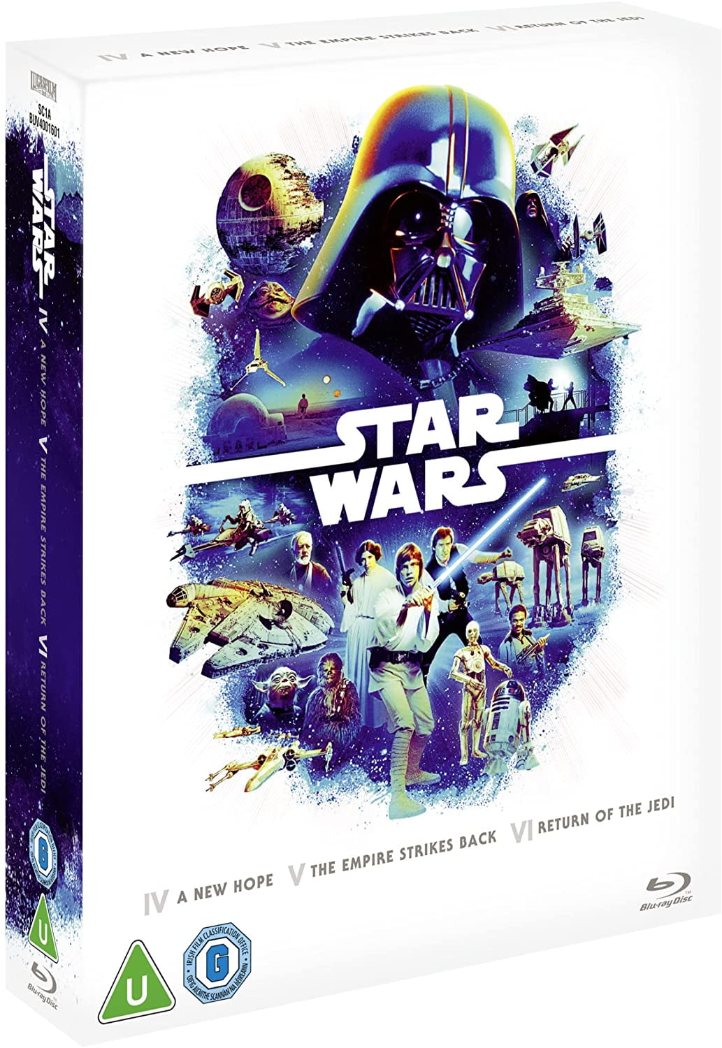 New Star Wars I II III IV V VI Complete Saga Blu-ray Collection Japan  FXXE-51416