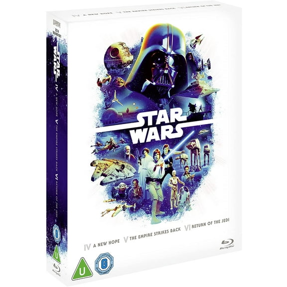 Star Wars Original Trilogy Box Set Blu-ray (Episodes 4-6) [2022] [Region Free]