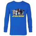 thumbnail image 1 of Star Wars Original Trilogy Character Group Matching - Long Sleeve T-Shirt for Men - Customized-Navy, 1 of 5