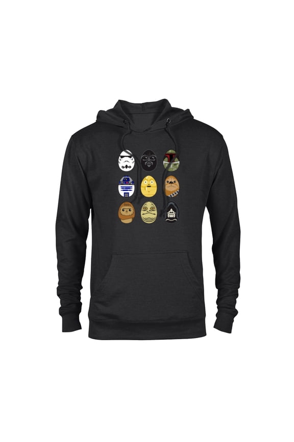 Original Trilogy Classic Characters Easter Eggs - Pullover Hoodie for Adults - Customized-Black