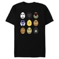 thumbnail image 1 of Star Wars Original Trilogy Classic Characters Easter Eggs - Short Sleeve Blended T-Shirt for Adults - Customized-Black, 1 of 5