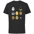 thumbnail image 1 of Star Wars Original Trilogy Classic Characters Easter Eggs - Short Sleeve Cotton T-Shirt for Adults - Customized-Black, 1 of 5