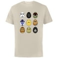 thumbnail image 1 of Star Wars Original Trilogy Classic Characters Easter Eggs - Short Sleeve Cotton T-Shirt for Adults - Customized-Natural, 1 of 5
