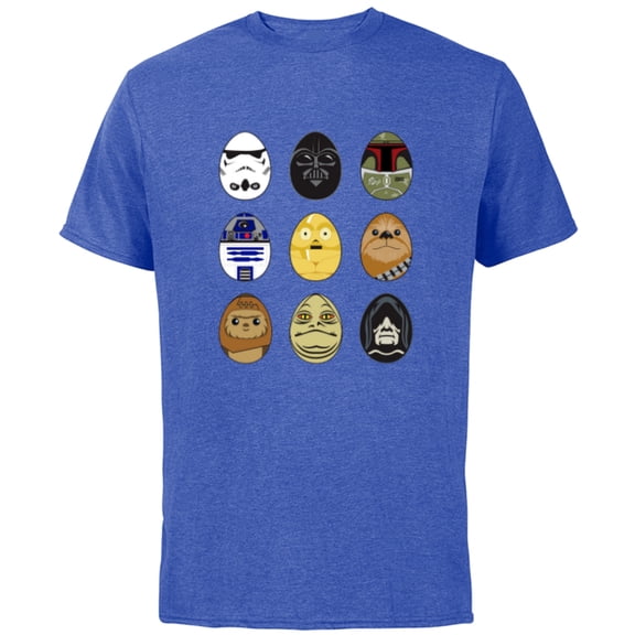 Star Wars Original Trilogy Classic Characters Easter Eggs - Short Sleeve Cotton T-Shirt for Adults - Customized-Royal Heather
