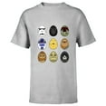 thumbnail image 1 of Star Wars Original Trilogy Classic Characters Easter Eggs - Short Sleeve T-Shirt for Kids - Customized-Athletic Heather, 1 of 5