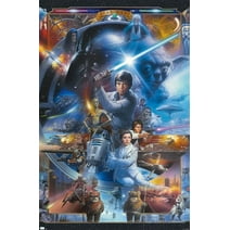 Star Wars: Original Trilogy - Collage Wall Poster, 22.375" x 34"