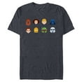 thumbnail image 1 of Star Wars Original Trilogy Color Character Icons - Short Sleeve Blended T-Shirt for Adults - Customized-Navy Heather, 1 of 5