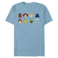 thumbnail image 1 of Star Wars Original Trilogy Color Character Icons - Short Sleeve Blended T-Shirt for Adults - Customized-Ocean Blue, 1 of 5