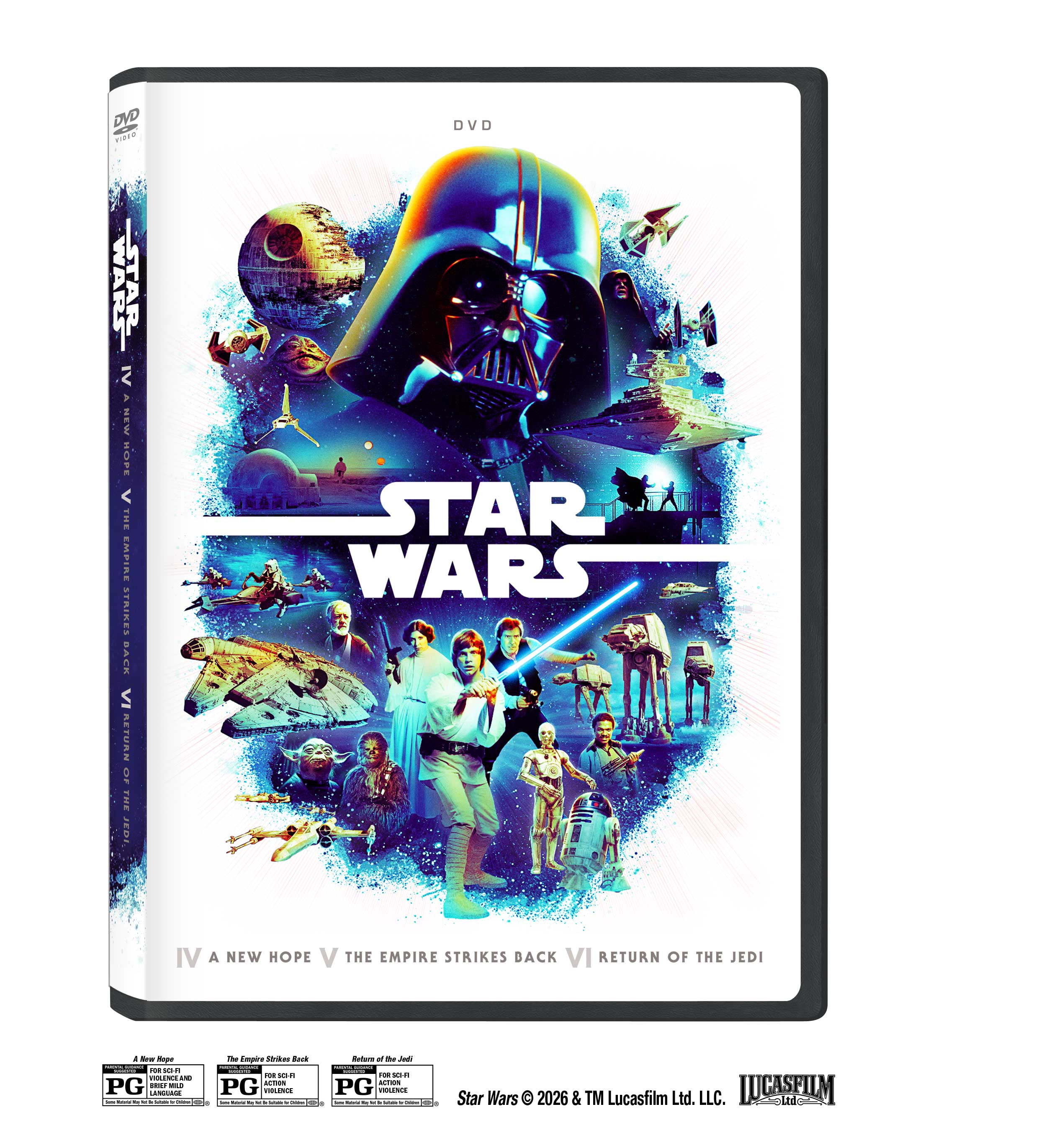 Star Wars: Original Trilogy (DVD) from Lucasfilm, full of action