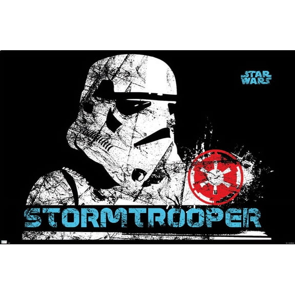 Star Wars: Original Trilogy - Stormtrooper Sketch Wall Poster, 14.725" x 22.375"