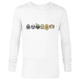 thumbnail image 1 of Star Wars Original Trilogy Toon Character Icons - Long Sleeve T-Shirt for Men - Customized-White, 1 of 5