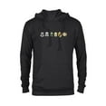 thumbnail image 1 of Star Wars Original Trilogy Toon Character Icons - Pullover Hoodie for Adults - Customized-Black, 1 of 5