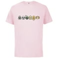 thumbnail image 1 of Star Wars Original Trilogy Toon Character Icons - Short Sleeve Cotton T-Shirt for Adults - Customized-Soft Pink, 1 of 5