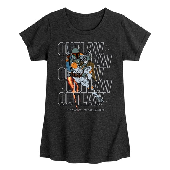 Star Wars - Outlaw Boba Fett - Toddler And Youth Girls Fitted Short Sleeve Tee