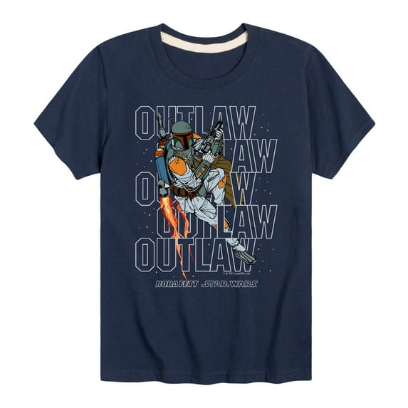 Star Wars - Outlaw Boba Fett - Toddler And Youth Short Sleeve Tee