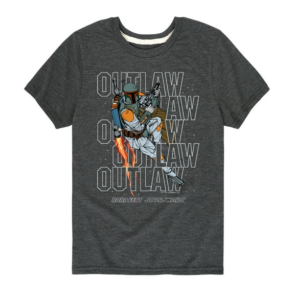 Star Wars - Outlaw Boba Fett - Toddler And Youth Short Sleeve Tee