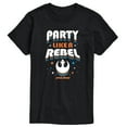 thumbnail image 1 of Star Wars - Party Like A Rebel - Men's Short Sleeve Tee, 1 of 4