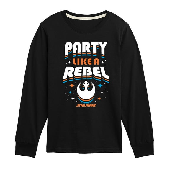 Star Wars - Party Like A Rebel - Toddler And Youth Long Sleeve Tee