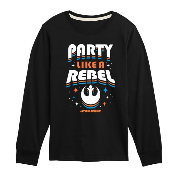 Star Wars - Party Like A Rebel - Toddler And Youth Long Sleeve Tee