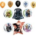 thumbnail image 1 of Star Wars Party Supplies Birthday Orbz Balloon Darth Vader Bouquet Decorations and 11" Character Print Latex Balloons, 1 of 7