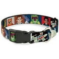 thumbnail image 1 of Star Wars Pet Collar, Dog Collar Plastic Buckle, Star Wars Classic Character Pose Blocks Multi Color, 20 to 31 Inches 1.5 Inch Wide, 1 of 1