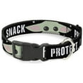 thumbnail image 1 of Star Wars Pet Collar, Dog Collar Plastic Buckle, Star Wars The Child Chibi Face Protect Attack Snack, 9.5 to 14.5 Inches 0.5 Inch Wide, 1 of 6