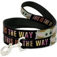 thumbnail image 1 of Star Wars Pet Leash, Dog Leash, Star Wars The Child Chibi Pod Pose This Is The Way, 6 Feet Long 1.0 Inch Wide, 1 of 4
