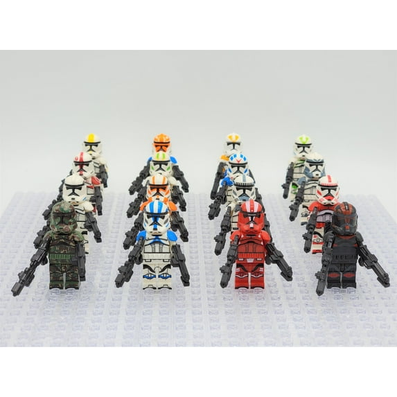 Star Wars Phase 2 Clone Troopers Assortment Set 16 Minifigures Set