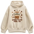 thumbnail image 1 of Star Wars - Pie Goes Go Grogu - Women's Oversized Fleece Hoodie Sweatshirt, 1 of 3