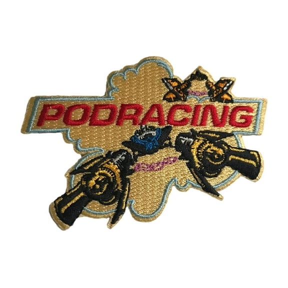 Star Wars Pod Racing Iron On Patch