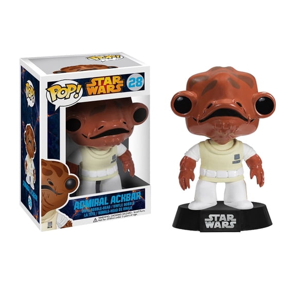 "Star Wars Pop 3.75"" Bobble Figure: Admiral Ackbar"