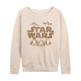 thumbnail image 1 of Star Wars - Porg Logo - Women's French Terry Long Sleeve Pullover, 1 of 5