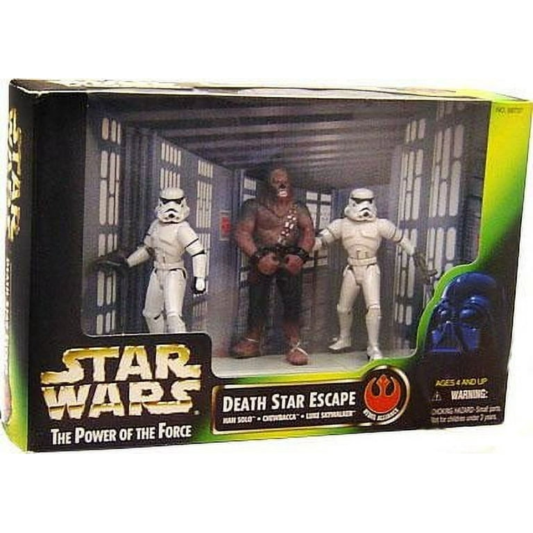 Star Wars PotF Death Star Escape Action Figure Set Han Solo