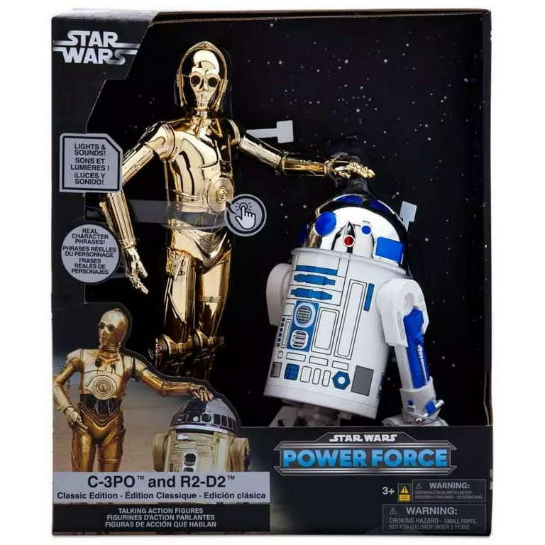 Star Wars Power Force C-3PO & R2-D2 Talking Action Figure 2 Star Wars Power Force C-3PO & R2-D2 Talking Action Figure 2