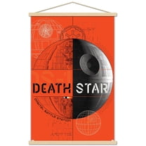 Star Wars: Power Of The Force - Death Star Wall Poster with Magnetic Frame, 22.375" x 34"