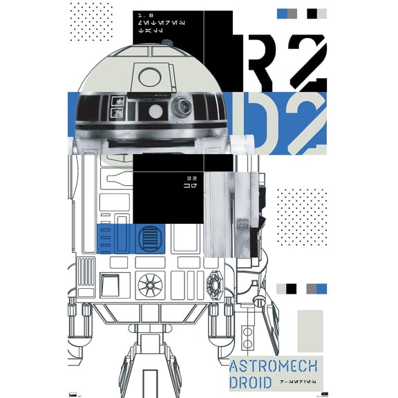 Star Wars: Power Of The Force - R2-D2 Wall Poster, 22.375" x 34"