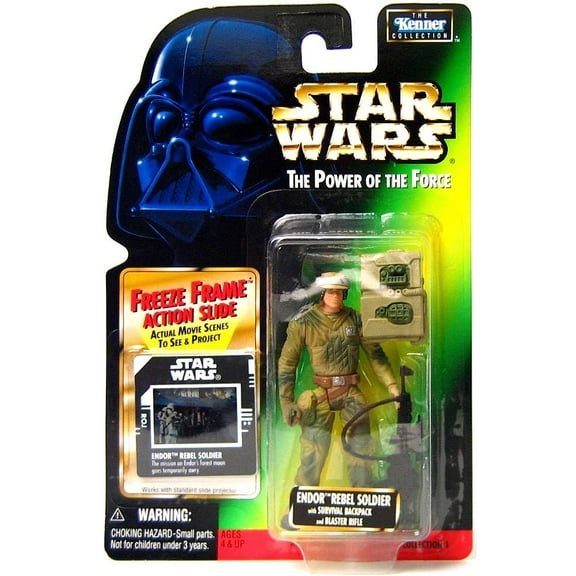Star Wars: Power of the Force Freeze Frame Endor Rebel Soldier Action Figure
