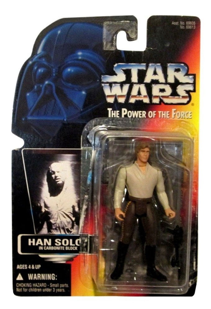Star Wars Power of the Force POTF2 Han Solo in Carbonite Block