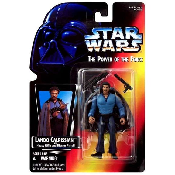 Star Wars Red Card Lando Calrissian 1995 POTF Power of the Force Action Figure
