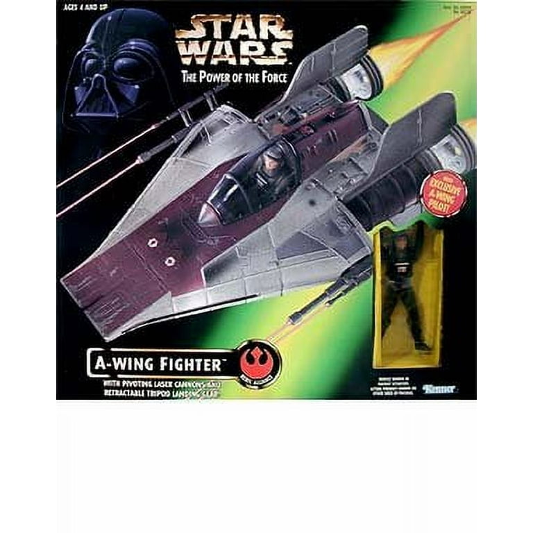 スターウォーズ　A-WING FIGHTER ケナー　ハズブロー Kenner Star Wars Power of the Force A-Wing Fighter, Laser