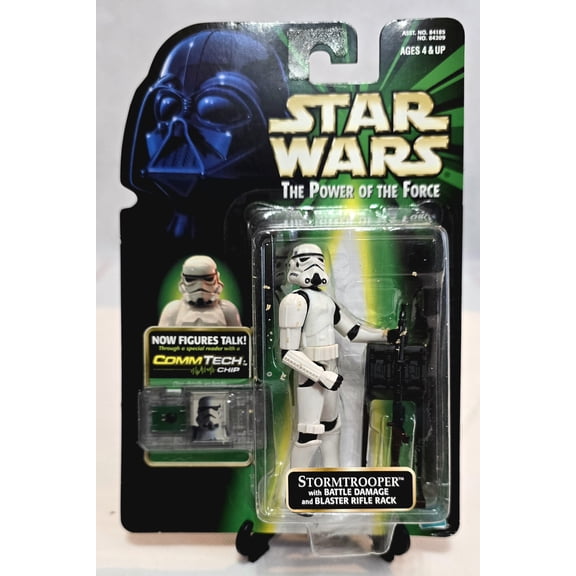 Star Wars Power of the Force Comm Tech Stormtrooper Action Figure
