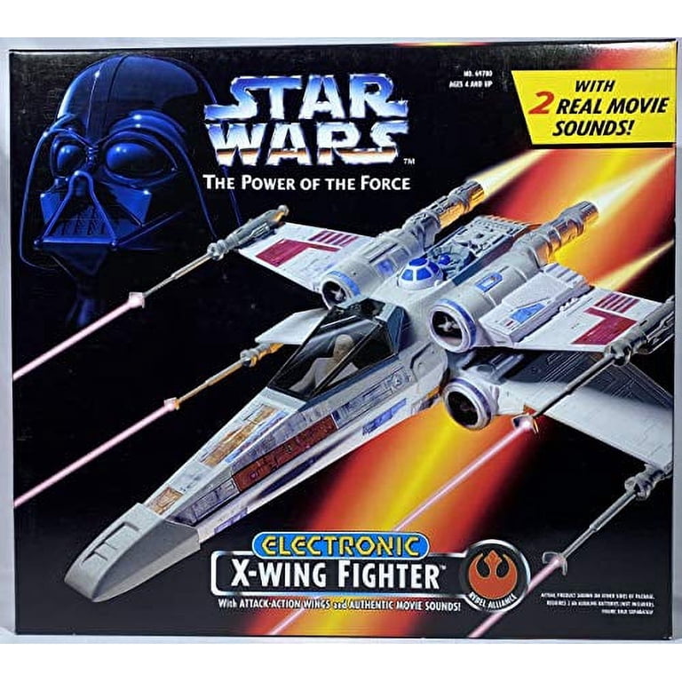 Star Wars Power of the Force Electronic X-Wing Fighter Vehicle 