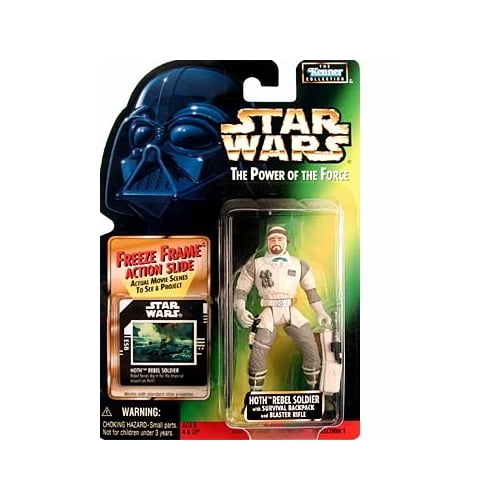 Star Wars Power of the Force Hologram Green Card Han Solo with Heavy Assault Rifle and Blaster