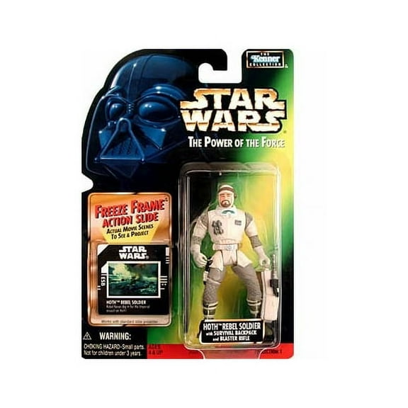 Star Wars Power of the Force Hologram Green Card Han Solo with Heavy Assault Rifle and Blaster